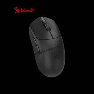 Bloody SG5 Hybrid Speed Wireless Gaming Mouse Black, 30000 CPI S-Tier Gaming Sensor, 2.4GHz Wireless & USB Wired Connectivity, 8000Hz Wireless Polling Rate, Esports Gaming Mouse