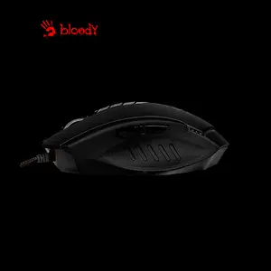 Bloody V8M Metal X'Glide Multi-Core RGB Gaming Mouse, 3200 CPI Optical Sensor, Activated Multi-Core Gaming Technology, Metal X'Glide Armor Boot, 8 Programmable Buttons, Wired USB Gaming Mouse