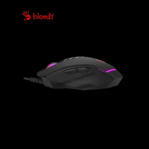 Bloody V8M Max RGB Gaming Mouse Black, 12000 CPI MAX BC3332-A Gaming Sensor, 8 Programmable Buttons, RGB Lighting Effects, Ultra-Core Gaming Engine, Wired USB Gaming Mouse