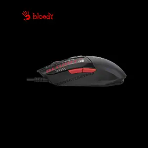 Bloody W60 Max Mini Lightweight Gaming Mouse, 10000 CPI Optical Sensor, Ultra-Light Honeycomb Design, RGB Lighting Effects, High-Speed Wired USB Gaming Mouse