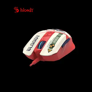 Bloody W63 Max Proxy Boom RGB Gaming Mouse, 10000 CPI MAX BC3332-A Optical Sensor, Lightweight Honeycomb Design, RGB Lighting Effects, Wired USB Gaming Mouse