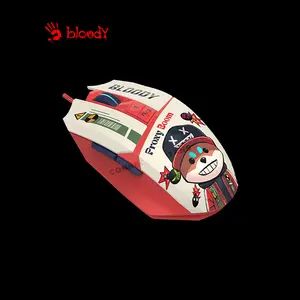 Bloody W63 Max Proxy Boom RGB Gaming Mouse, 10000 CPI MAX BC3332-A Optical Sensor, Lightweight Honeycomb Design, RGB Lighting Effects, Wired USB Gaming Mouse