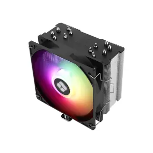 Thermalright Burst Assassin 120 SE ARGB Black CPU Air Cooler, Single Tower High Performance Cooling System with Addressable RGB Lighting