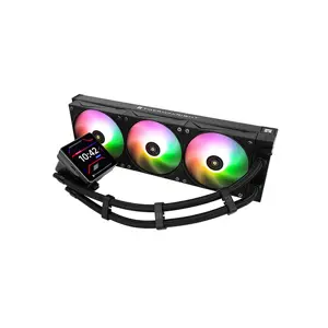 Thermalright Grand Vision 360 ARGB 360mm AIO Liquid CPU Cooler, Triple Fan High Performance Water Cooling System with ARGB Lighting and Vision Display