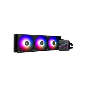 Thermalright Grand Vision 360 ARGB 360mm AIO Liquid CPU Cooler, Triple Fan High Performance Water Cooling System with ARGB Lighting and Vision Display