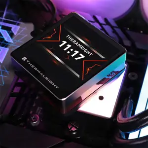 Thermalright Grand Vision 360 ARGB 360mm AIO Liquid CPU Cooler, Triple Fan High Performance Water Cooling System with ARGB Lighting and Vision Display