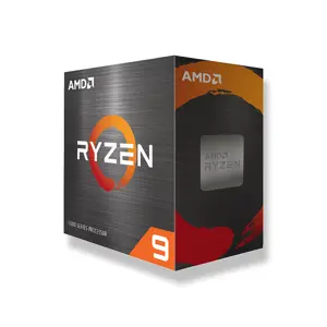 AMD Ryzen 9 5900X Desktop Processor, 12 Cores 24 Threads, Up to 4.8GHz Max Boost, AM4 Zen 3 High Performance Gaming CPU