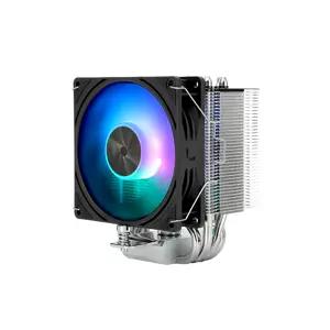 Thermalright Assassin X 90 SE ARGB Black CPU Air Cooler, Compact Single Tower Cooling System with Addressable RGB Lighting