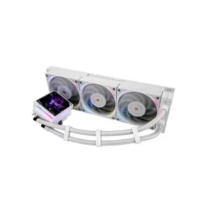 Thermalright Hyper Vision 360 ARGB 360mm AIO Liquid CPU Cooler, Triple Fan High Performance Water Cooling System with ARGB Lighting and Vision Display