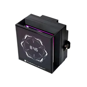 Thermalright Hyper Vision 360 ARGB 360mm AIO Liquid CPU Cooler, Triple Fan High Performance Water Cooling System with ARGB Lighting and Vision Display