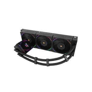 Thermalright Hyper Vision 360 ARGB 360mm AIO Liquid CPU Cooler, Triple Fan High Performance Water Cooling System with ARGB Lighting and Vision Display