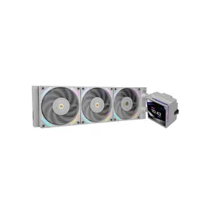 Thermalright Hyper Vision 360 ARGB 360mm AIO Liquid CPU Cooler, Triple Fan High Performance Water Cooling System with ARGB Lighting and Vision Display