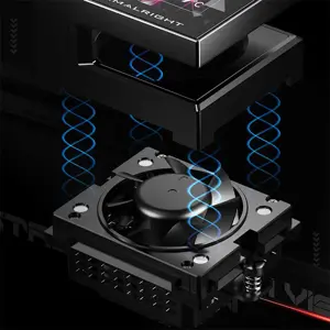 Thermalright Stream Vision 360 360mm AIO Liquid CPU Cooler, Triple Fan Water Cooling System with High Performance Thermal Dissipation