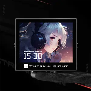 Thermalright Stream Vision 360 360mm AIO Liquid CPU Cooler, Triple Fan Water Cooling System with High Performance Thermal Dissipation