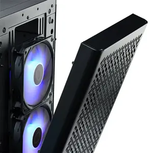 Cooler Master Elite 502 White ARGB Mid Tower ATX PC Case, Tempered Glass Side Panel, ARGB Lighting Design, High-Airflow Gaming Chassis