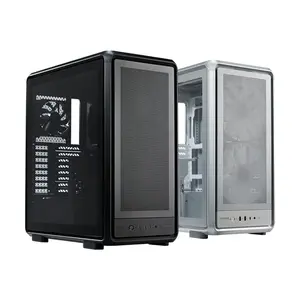 Cooler Master MasterFrame 500 Mesh Black ARGB ATX PC Case, High-Airflow Mesh Front Design, Modular Chassis Architecture, ARGB Gaming Showcase Case