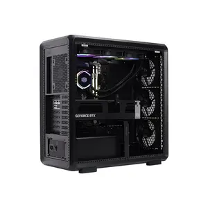 Cooler Master MasterFrame 600 Black PC Case, Modular Open Frame Gaming Chassis, Premium Showcase Design, High-Airflow Gaming and Performance PC Case