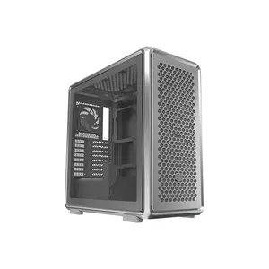 Cooler Master MasterFrame 600 Silver ARGB PC Case, Modular Open Frame Design, ARGB Lighting Integration, Premium Showcase Gaming Chassis