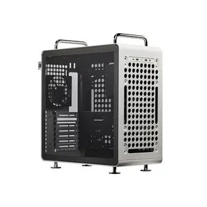 Cooler Master Qube 540 Moonstone ATX PC Case, Panoramic Tempered Glass Gaming Chassis, Full-View Showcase Design, Premium Gaming and Performance PC Case