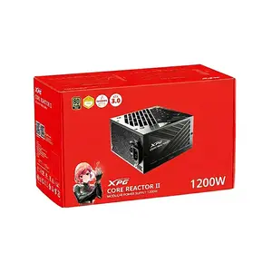 XPG CORE REACTOR II 1200W Gaming Power Supply, 80 PLUS Gold Certified Efficiency, ATX 3.1 and PCIe 5.1 Ready, Fully Modular Cable Design, 120mm Fluid Dynamic Bearing Fan, High-Performance PSU