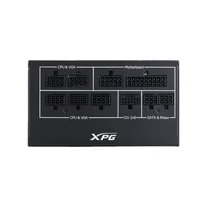 XPG CORE REACTOR II VE 850W Gaming Power Supply, 80 PLUS Gold Certified Efficiency, ATX 3.1 and PCIe 5.1 Ready, Fully Modular Cable Design, 120mm Fluid Dynamic Bearing Fan, Reliable High-Performance PSU