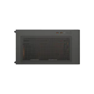 COUGAR Airface 180 Compact ATX Mid-Tower Gaming Case Black Edition, High-Airflow Mesh Front Panel, Tempered Glass Side Panel, Premium Gaming and Performance PC Chassis