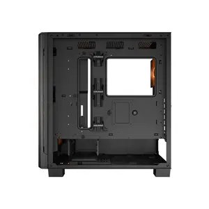 COUGAR Airface FLO RGB Mid-Tower Gaming Case Black Edition, High-Airflow RGB Design, Tempered Glass Side Panel, Premium Gaming and Performance PC Chassis