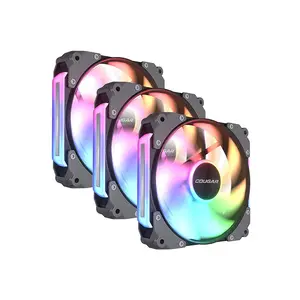 COUGAR APOLAR 120 Forward Fan Blades Case Fan Black Edition, High-Airflow PWM Cooling Fan, Optimized Blade Design, Premium PC Case Cooling Solution