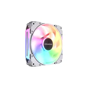 COUGAR APOLAR 120 Forward Fan Blades Case Fan White Edition, High-Airflow PWM Cooling Fan, Optimized Blade Design, Premium PC Case Cooling Solution