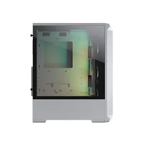 COUGAR Archon 2 Mesh RGB Mid-Tower Gaming Case White Edition, High-Airflow Mesh Front Design, Tempered Glass Side Panel, RGB Fan Equipped Gaming Chassis