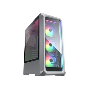 COUGAR Archon 2 RGB Mid-Tower Gaming Case White Edition, Tempered Glass Side Panel, High-Airflow Design, RGB Fan Equipped Gaming Chassis