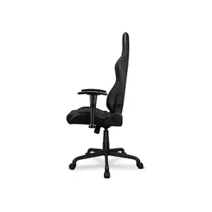 COUGAR ARMOR ELITE Black Ergonomic Gaming Chair with Breathable PVC Leather, Head & Lumbar Pillows, 160° Reclining Backrest, 2D Adjustable Armrests & Class 4 Gas Lift Cylinder