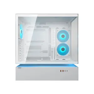 COUGAR CFV235 Series Mid-Tower Gaming Case White Edition, Tempered Glass Gaming Chassis, High-Airflow Cooling Design, Premium Gaming PC Case
