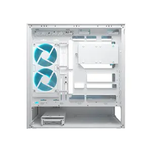 COUGAR CFV235 Series Mid-Tower Gaming Case White Edition, Tempered Glass Gaming Chassis, High-Airflow Cooling Design, Premium Gaming PC Case