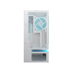 COUGAR CFV235 Series Mid-Tower Gaming Case White Edition, Tempered Glass Gaming Chassis, High-Airflow Cooling Design, Premium Gaming PC Case