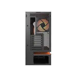 COUGAR CFV235 Series Mid-Tower Gaming Case Black Edition, Tempered Glass Gaming Chassis, High-Airflow Cooling Design, Premium Gaming PC Case