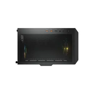 COUGAR Duoface RGB Mid-Tower Gaming Case Black Edition, Dual Front Panel Design, High-Airflow Tempered Glass Chassis, RGB Gaming PC Case