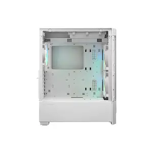 COUGAR Duoface RGB Mid-Tower Gaming Case White Edition, Dual Front Panel Design, High-Airflow Tempered Glass Chassis, RGB Gaming PC Case