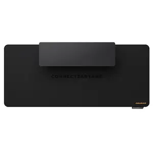 COUGAR E-STAR 140 Electric Height Adjustable Gaming Desk Black, 140 × 60cm Carbon Fiber Textured Surface, Dual Memory Presets, Independent Monitor Stand, Full Desk Mouse Pad & Cable Management