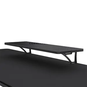 COUGAR E-STAR 140 Electric Height Adjustable Gaming Desk Black, 140 × 60cm Carbon Fiber Textured Surface, Dual Memory Presets, Independent Monitor Stand, Full Desk Mouse Pad & Cable Management