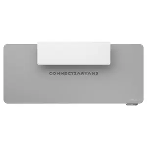 COUGAR E-STAR 140 Electric Height Adjustable Gaming Desk White, 140 × 60cm Carbon Fiber Textured Surface, Dual Memory Presets, Independent Monitor Stand, Full Desk Mouse Pad & Cable Management