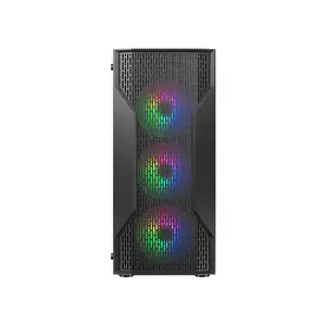 COUGAR MX110 Compact ATX Mid-Tower Gaming Case, High-Airflow Compact Chassis Design, Tempered Glass Side Panel, Gaming and Performance PC Case