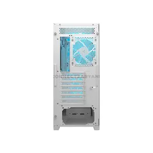 COUGAR MX600 AIR PRO White Full Tower PC Case with Panoramic Tempered Glass, 4×140mm ARGB PWM Fans, USB 3.2 Gen 2 Type-C, Vertical GPU Support, E-ATX Motherboard Support, 420mm Radiator Support