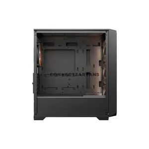 COUGAR MX600 Mini V2 Pro Black Micro-ATX Mini Tower PC Case with Panoramic Tempered Glass, 4×120mm ARGB PWM Fans, USB 3.2 Gen 2 Type-C, Optimized Airflow Design, 360mm Radiator Support, 360mm GPU Clearance