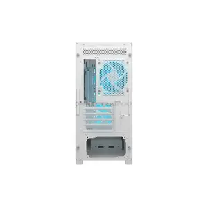COUGAR MX600 Mini V2 Pro White Micro-ATX Mini Tower PC Case with Panoramic Tempered Glass, 4×120mm ARGB PWM Fans, USB 3.2 Gen 2 Type-C, Optimized Airflow Design, 360mm Radiator Support, 360mm GPU Clearance