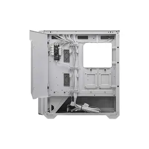 COUGAR MX600 RGB Full Tower Gaming Case White Edition, Tempered Glass Side Panel, High Cooling Performance Design, Premium Showcase Gaming Chassis
