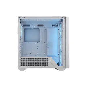 COUGAR MX600 RGB Full Tower Gaming Case White Edition, Tempered Glass Side Panel, High Cooling Performance Design, Premium Showcase Gaming Chassis