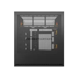 COUGAR OmnyX Black Mid Tower PC Case with Omnidirectional Dynamic Flow System, 4×160mm ARGB PWM Fans, Dual Tempered Glass Panels, Dual USB 3.2 Gen 2 Type-C Ports, Native Vertical GPU Mount, ATX Motherboard Support