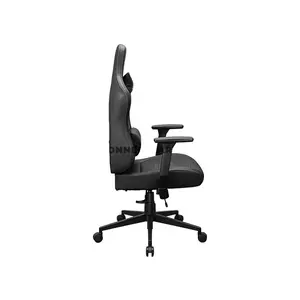 COUGAR PRYME Gold Ergonomic Gaming Chair with Premium PVC Leather, Adjustable Seat Depth, 3D Adjustable Armrests, Adjustable Headrest & Lumbar Support, Class 4 Gas Lift