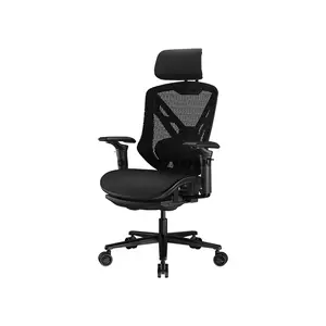 COUGAR SPEEDER NEO Ergonomic Gaming Chair with Chenille Yarn Mesh Backrest, Multi-Layer Cushioning Seat, 3D Hyperrotation Armrests, Adjustable Lumbar Support, Retractable Footrest & Class 4 Gas Lift